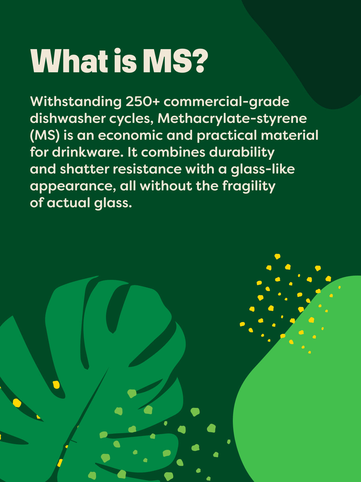 RESERVE 14oz Stackable Tall MS Copolyester Glass - Bulk-4