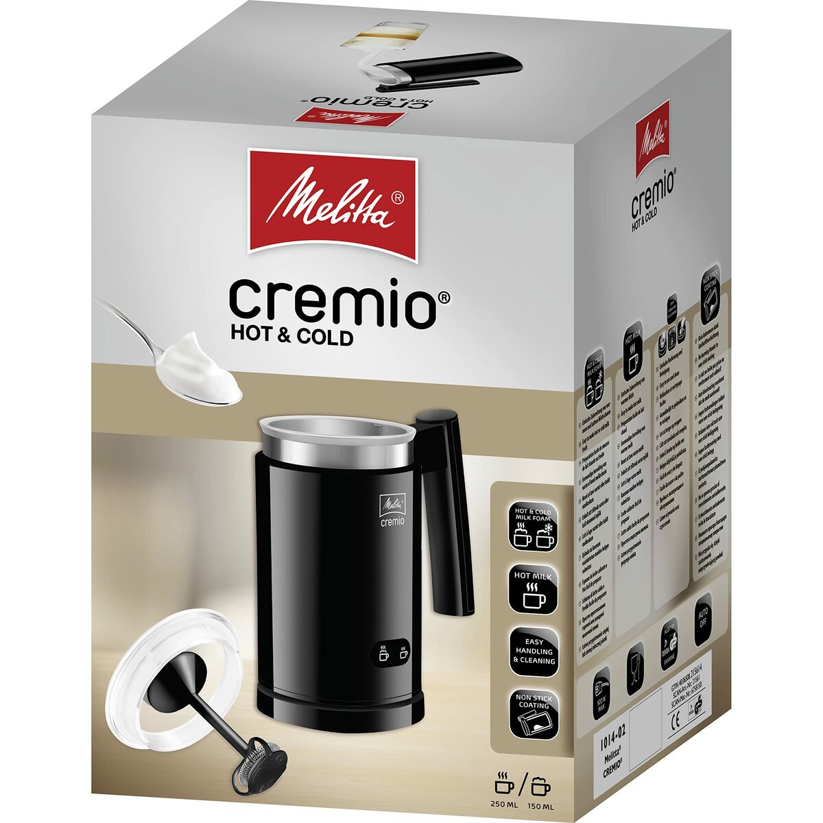 Mini Whisk and Frother Melitta 1014-02 Black 450 W 200 ml-17