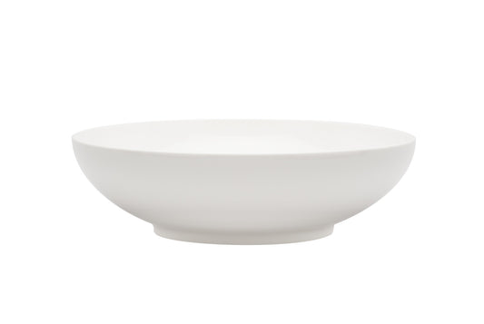 White Six Piece Porcelain Service For Six Bowl Set-0