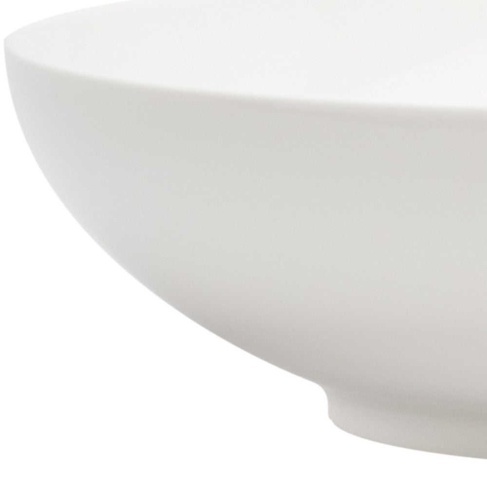 White Six Piece Porcelain Service For Six Bowl Set-2
