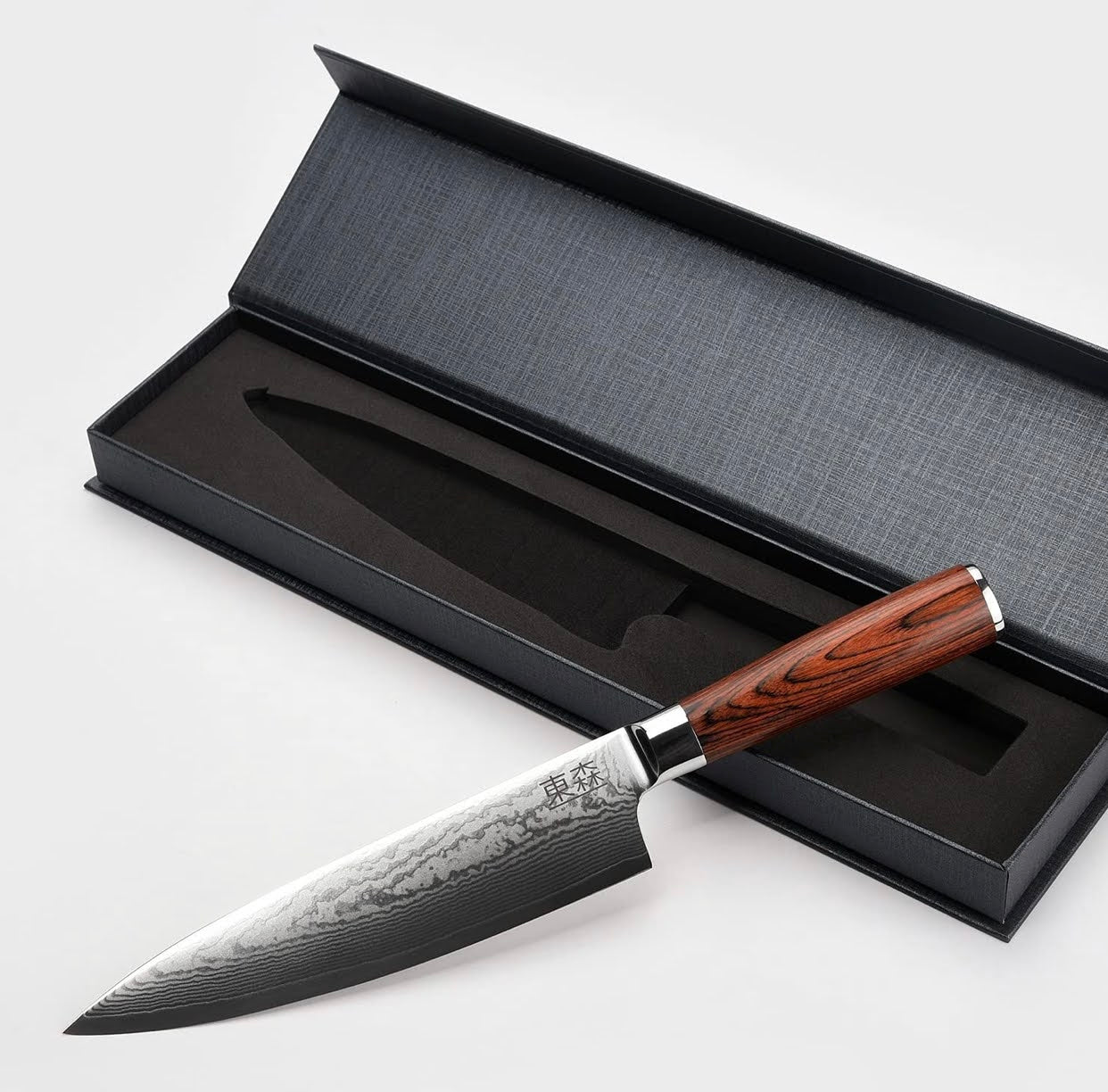 Damascus Steel 8" Chef’s Knife – Premium Japanese Design