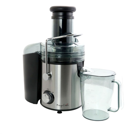 MegaChef Wide Mouth Juice Extractor, Juice Machine with Dual Speed Centrifugal Juicer, Stainless St-0