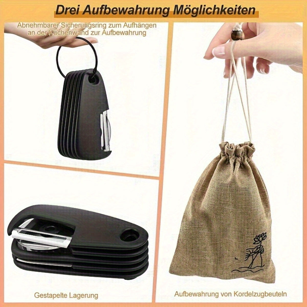 Kitchen Gadget Set Stainless Steel for RV & Camping (6pcs)-2